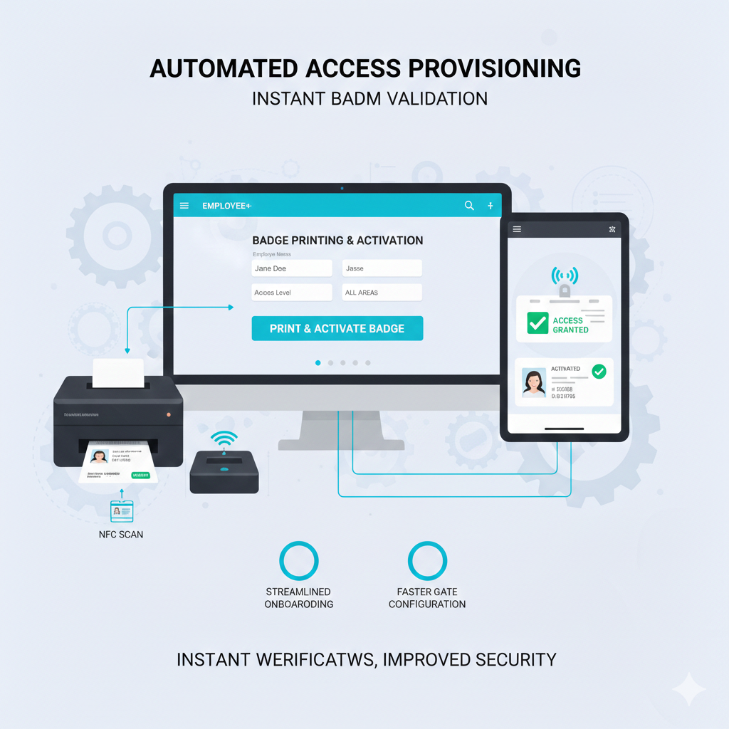 Badge Access & Printing System